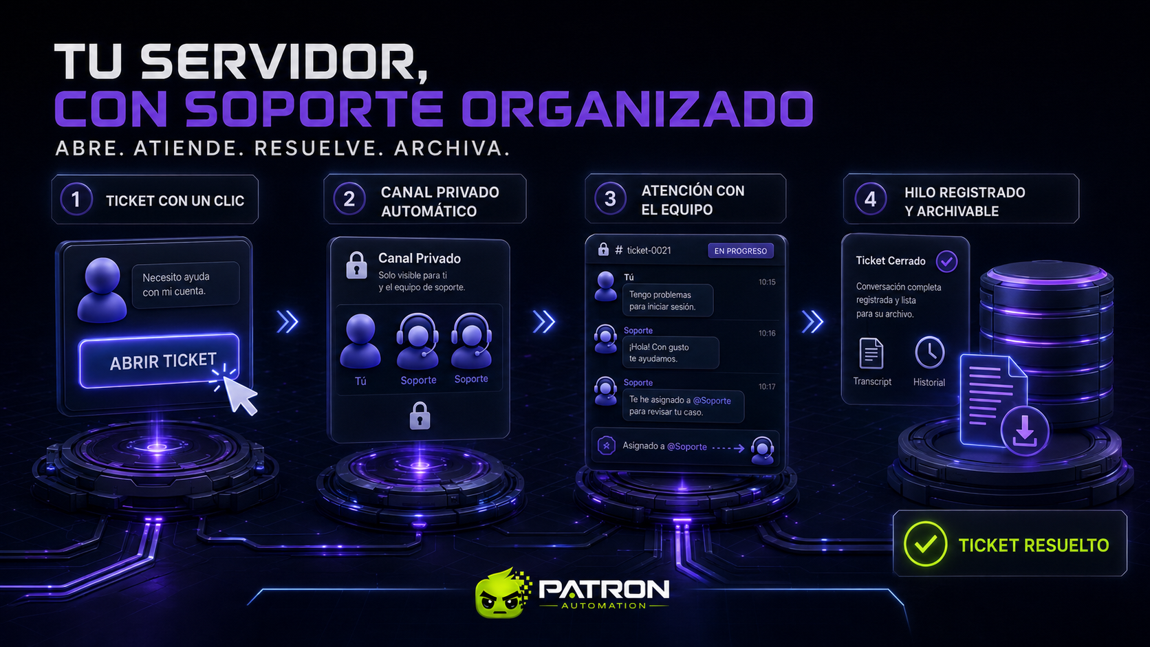Miniatura 2 de discord ticket system