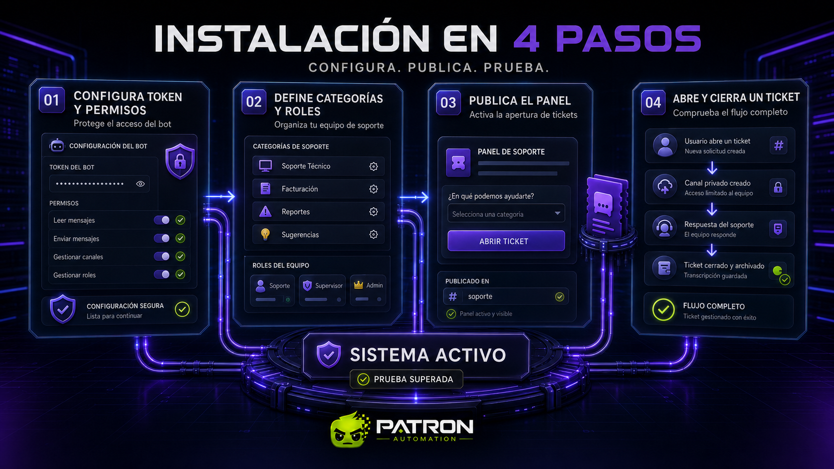 Miniatura 5 de discord ticket system